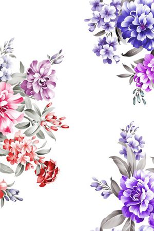 花卉印花花型图片