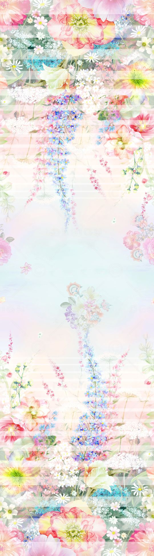 花朵集合印花花型图片