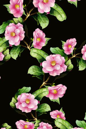 花朵印花花型图片