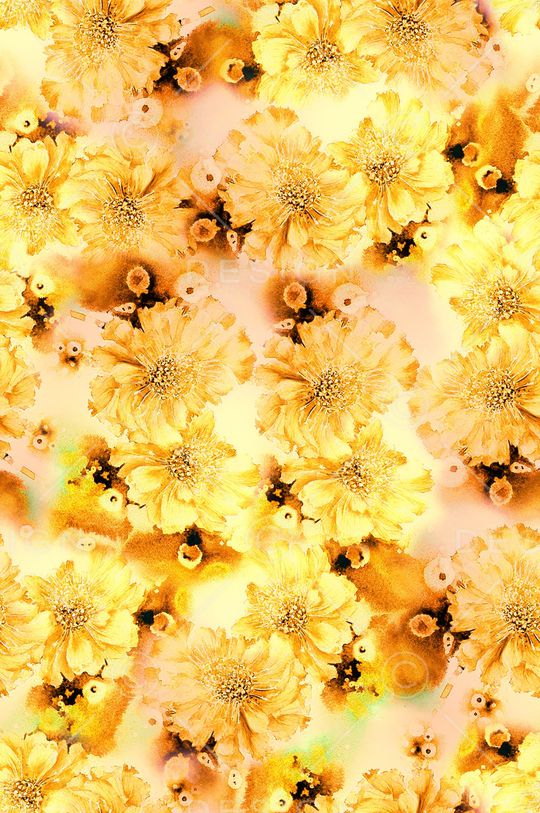 花朵印花花型图片