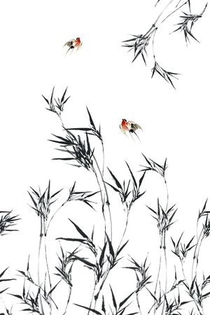 中国风印花花型图片