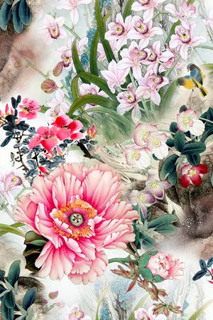 民族风印花花型图片