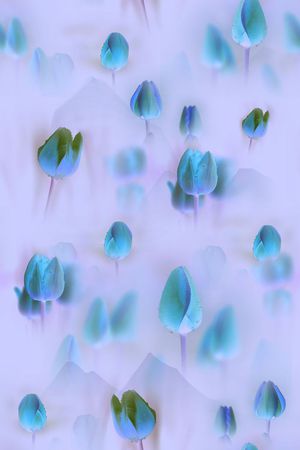 小碎花印花花型图片