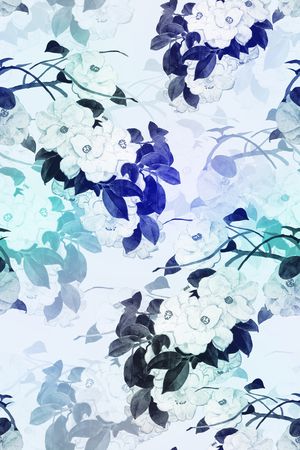 大花印花花型图片