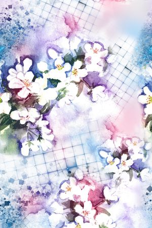 花卉印花花型图片