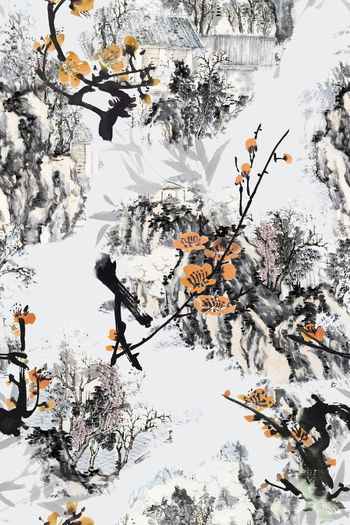 素雅印花花型图片