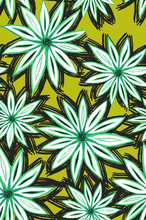 涂鸦风格印花花型图片