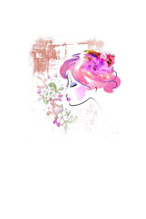 抽象印花花型图片