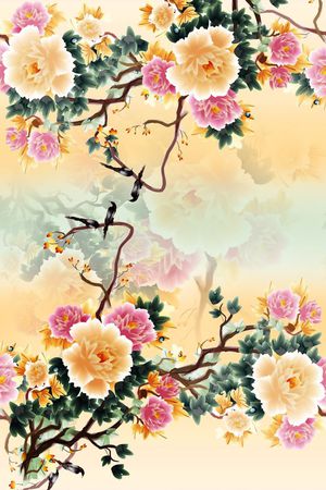 简约印花花型图片