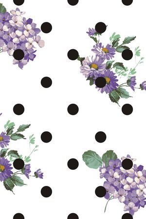 波点印花花型图片