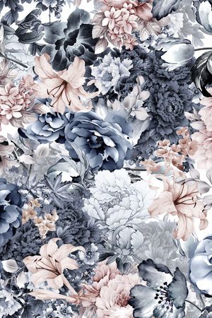 素雅印花花型图片