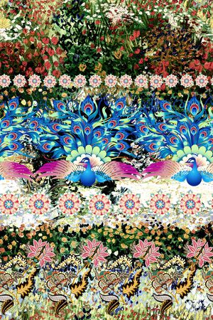 原创印花花型图片
