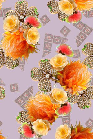 colorfull印花花型图片