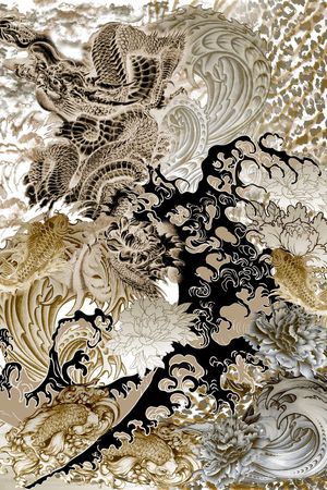 Chinese印花花型图片