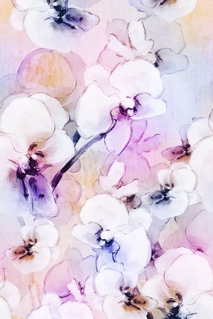 大花印花花型图片