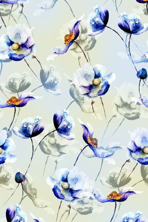 小清新印花花型图片