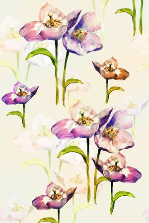 小清新印花花型图片