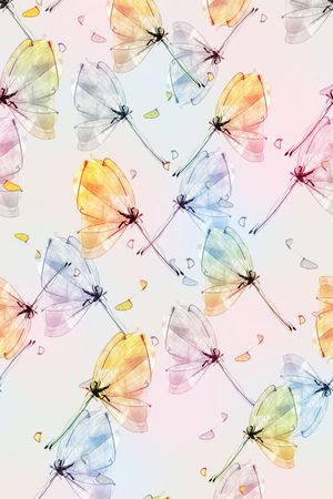 小清新印花花型图片