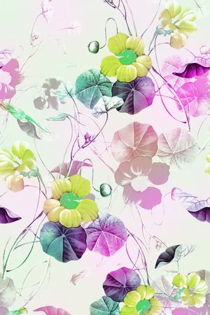 小清新印花花型图片
