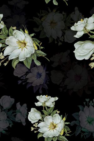 花卉印花花型图片