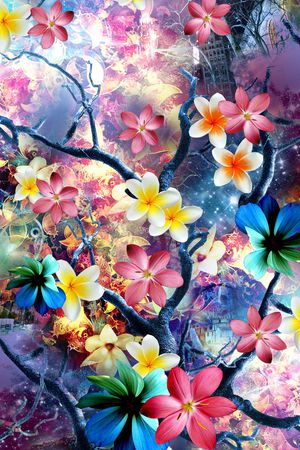 小碎花印花花型图片