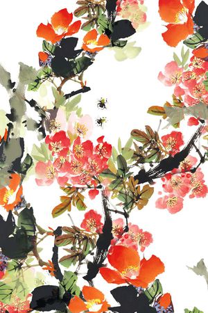 乱花印花花型图片