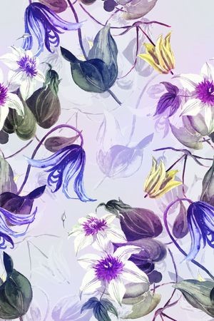 小清新印花花型图片