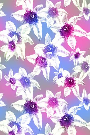 小清新印花花型图片