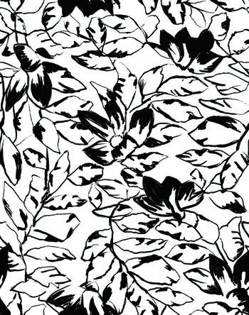725051-水墨画抽象花卉A