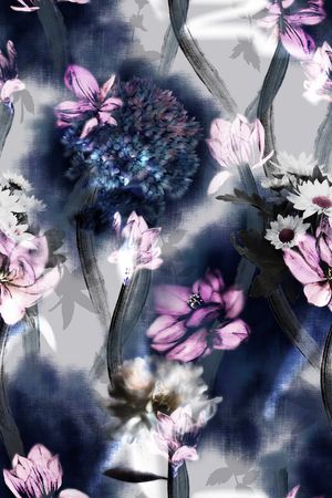 中国风印花花型图片