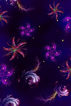 大花印花花型图片