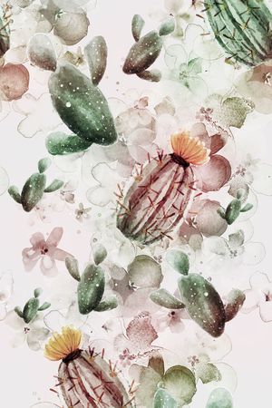 小清新印花花型图片