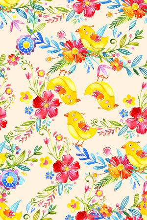 小碎花印花花型图片