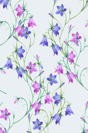 手绘花印花花型图片