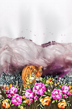 流行时尚印花花型图片