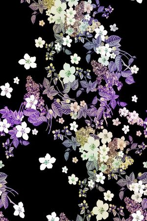 花卉印花花型图片