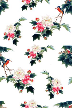 花卉印花花型图片