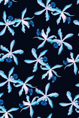 小碎花印花花型图片