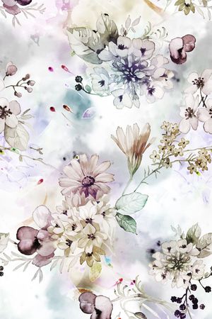 小碎花印花花型图片