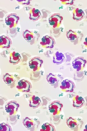 小清新印花花型图片