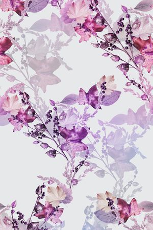 小碎花印花花型图片