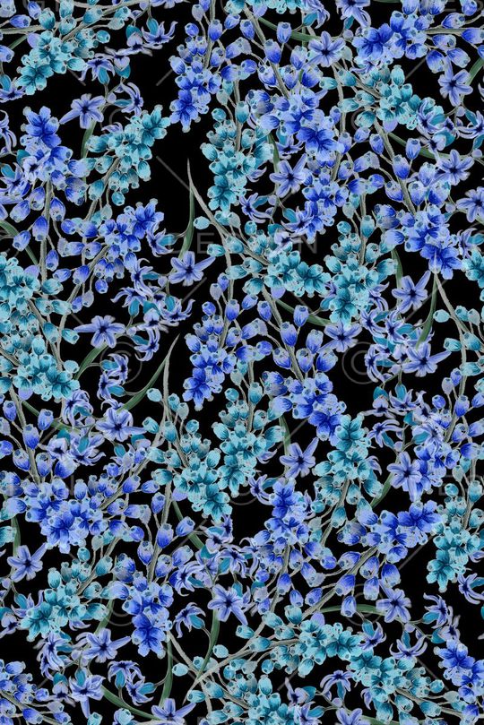 手绘印花花型图片