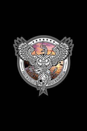 老鹰印花花型图片