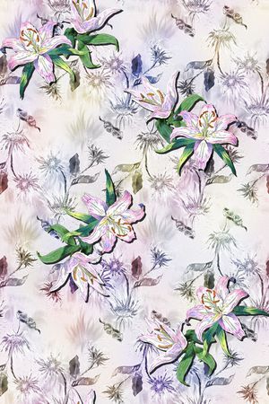 流行时尚印花花型图片