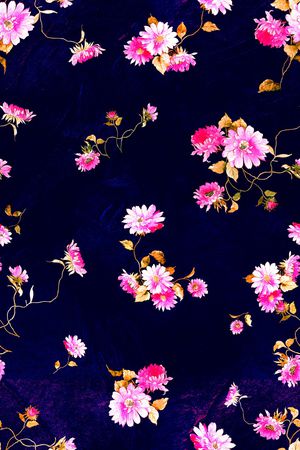 小碎花印花花型图片