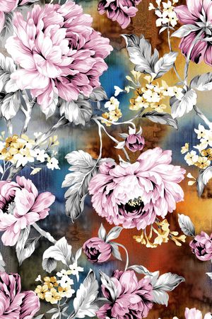 流行时尚潮品印花花型图片
