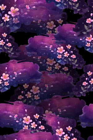 小碎花印花花型图片