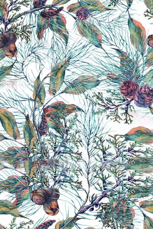 花瓣印花花型图片
