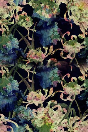 花瓣印花花型图片