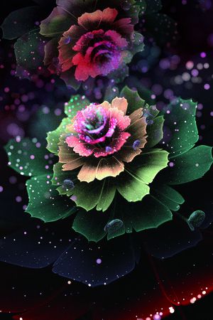 花朵印花花型图片